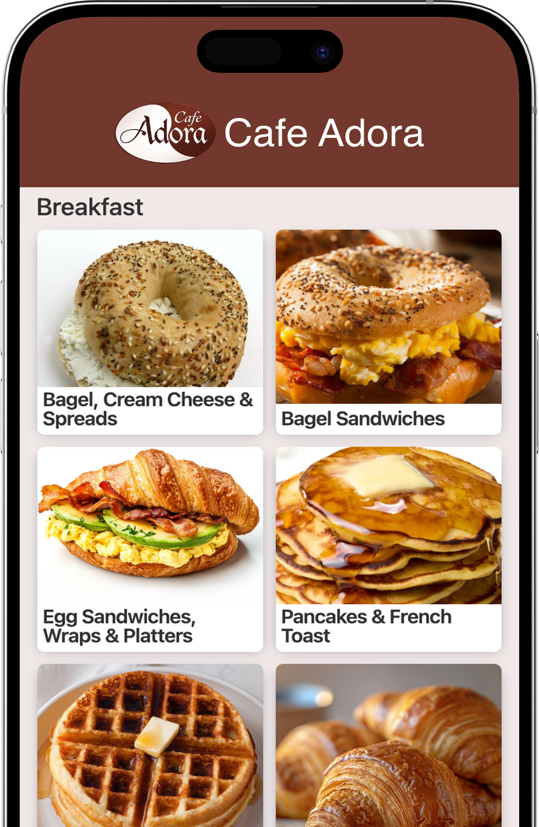 Cafe Adora Mobile App
